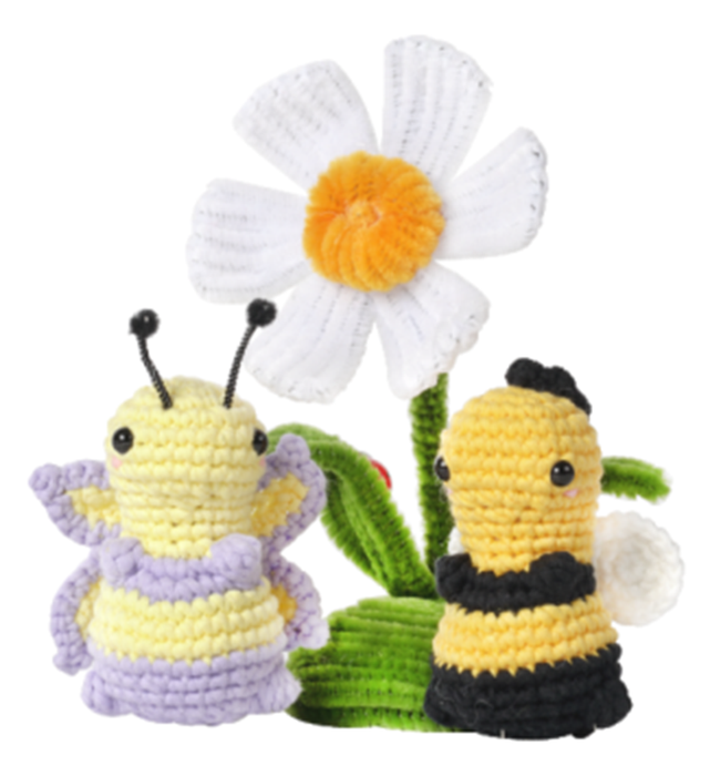 Bee Amigurumi Crochet Kit F07N8-M247