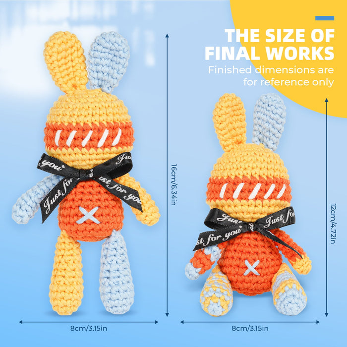 Bunny Amigurumi Crochet Kit F07N8-M255