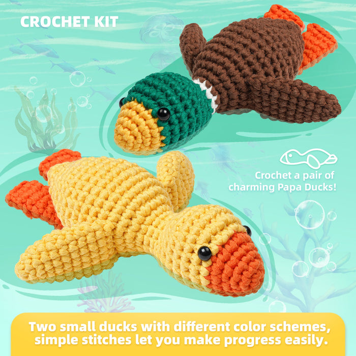 Duck Amigurumi Crochet Kit F07N8-M268