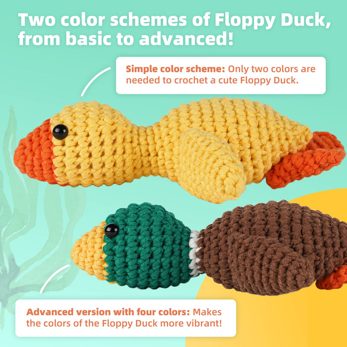 Duck Amigurumi Crochet Kit F07N8-M268