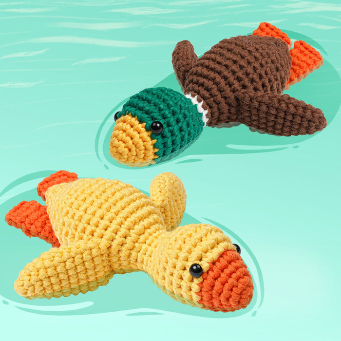 Duck Amigurumi Crochet Kit F07N8-M268