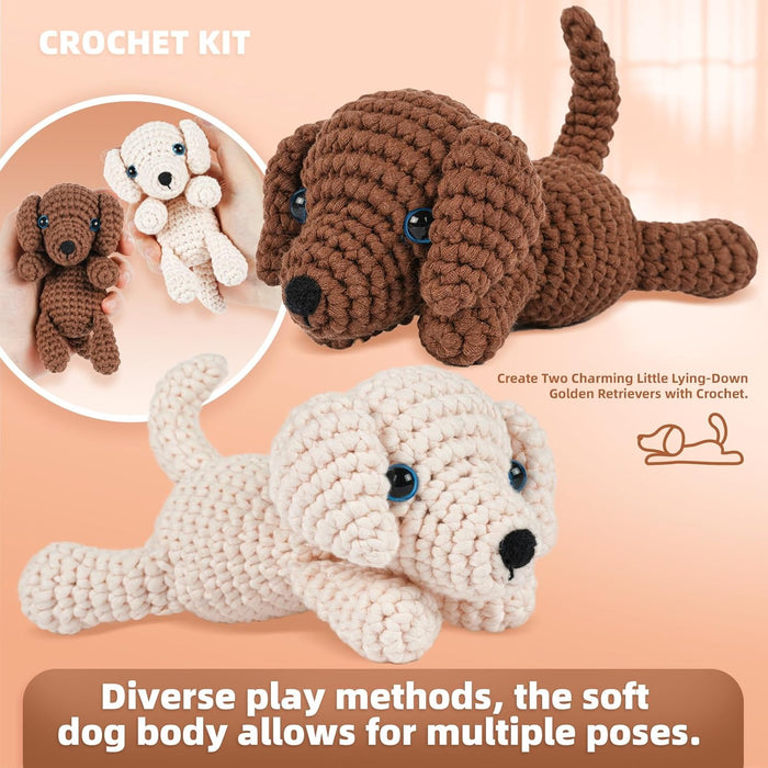 Puppy Amigurumi Crochet Kit F07N8-M287