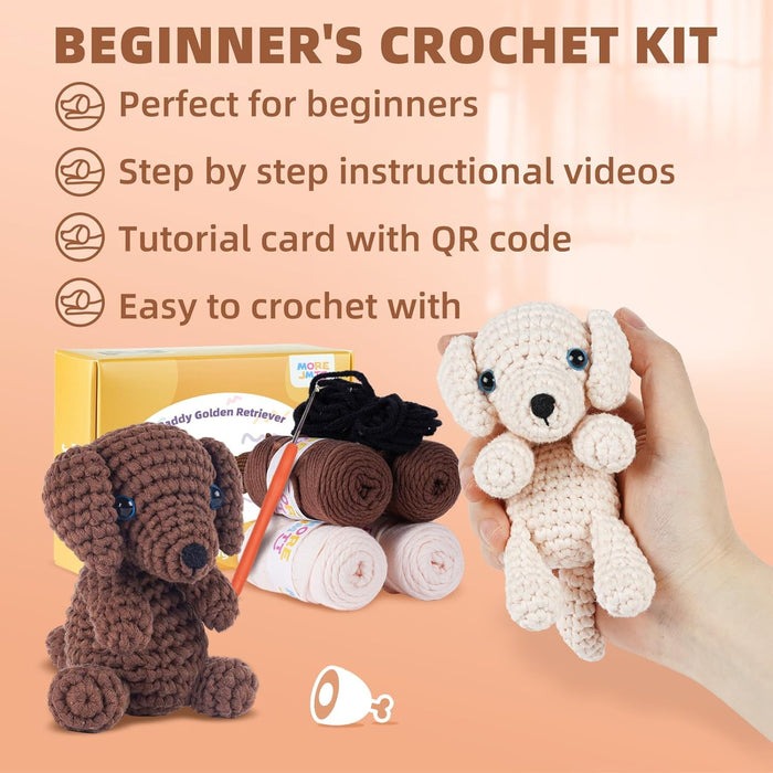 Puppy Amigurumi Crochet Kit F07N8-M287