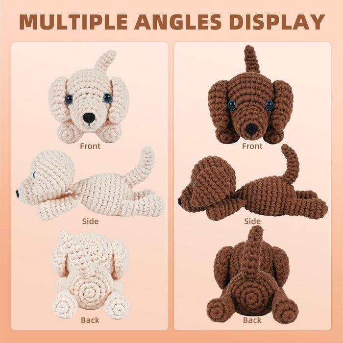 Puppy Amigurumi Crochet Kit F07N8-M287