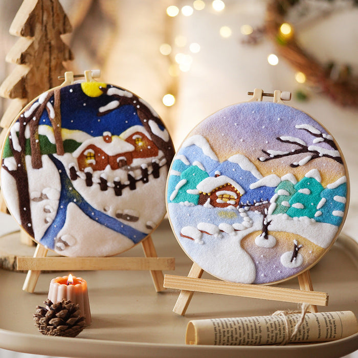 Winter Village Needle Felting Kit F07N8-W450