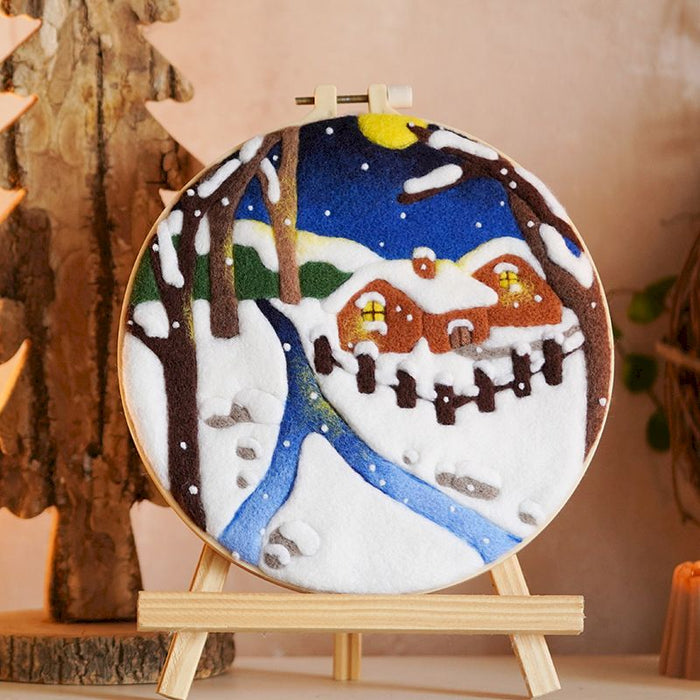 Winter Village Needle Felting Kit F07N8-W450
