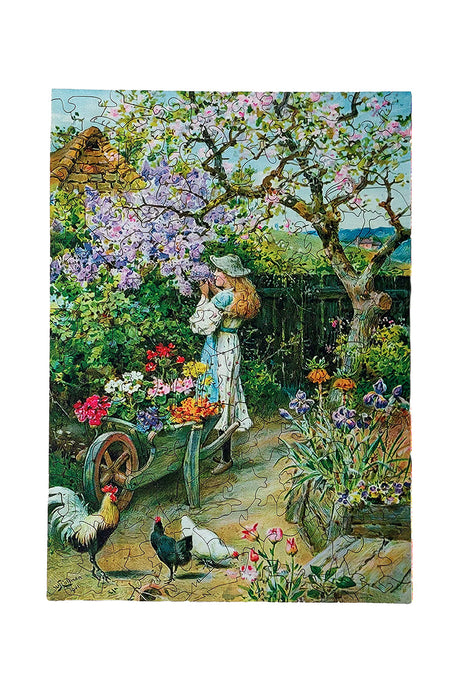 Spring Blossoms after William Stephen - Jigsaw Wooden Puzzle by Wizardi F07N9-22