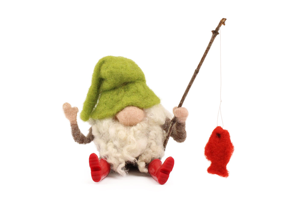 Felting Kit - Fishing Gnome Needle Felt Kit