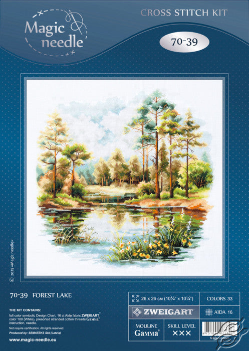Forest Lake 70-39 Counted Cross-Stitch Kit