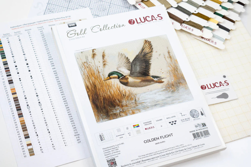 Golden Flight B730L Counted Cross-Stitch Kit