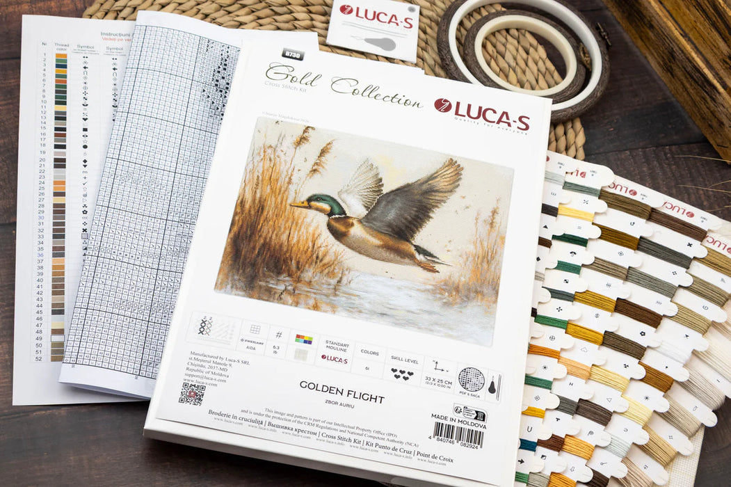 Golden Flight B730L Counted Cross-Stitch Kit