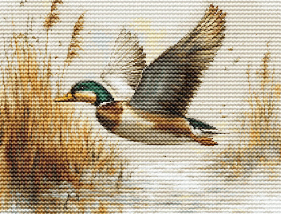 Golden Flight B730L Counted Cross-Stitch Kit