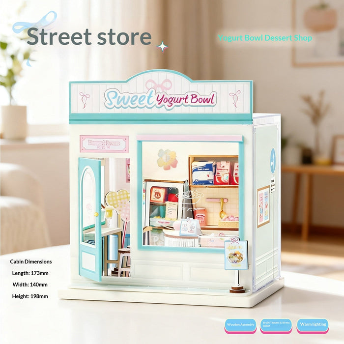 Sweet Yogurt Bowl Miniature Dollhouse Kit F07AM10-1-6-ECJW-76