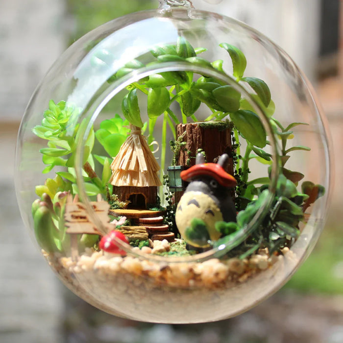 Miniature Wizardi Roombox Kit - Totoro's Forest Cottage Dollhouse Kit