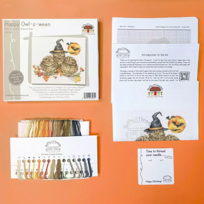 Happy Owl-o-ween XHD145 Counted Cross Stitch Kit