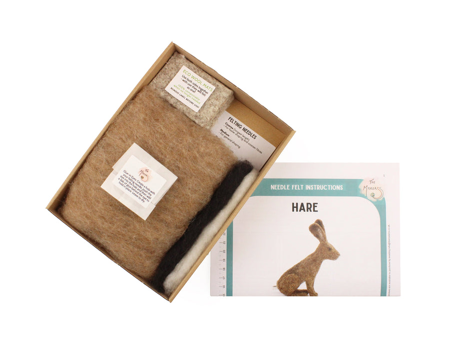 Felting Kit - Hare Needle Felt Kit