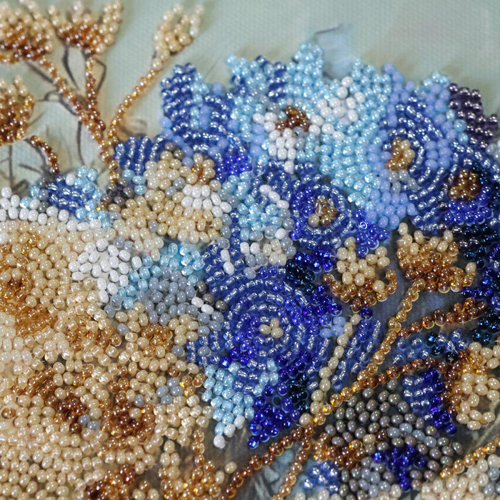 Main Bead Embroidery Kit - Hydrangeas in Pocelain AB-975