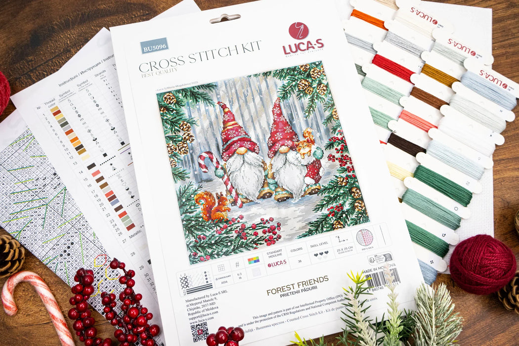 Forest Friends BU5096L Counted Cross-Stitch Kit