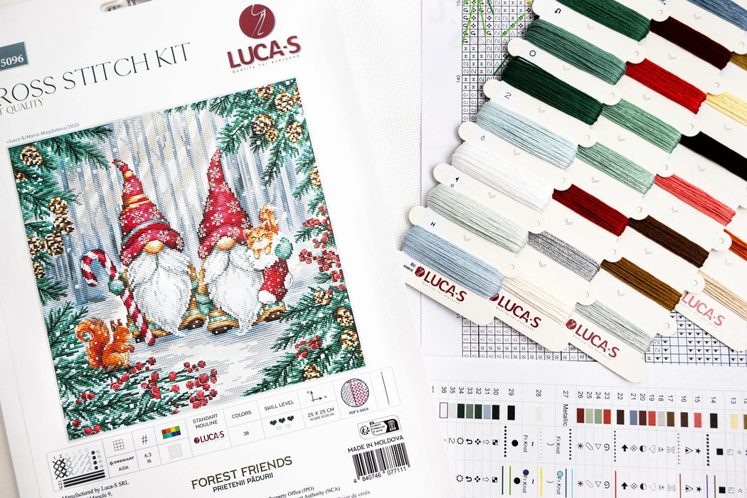 Forest Friends BU5096L Counted Cross-Stitch Kit