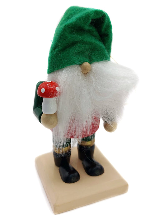 Christmas Gnomes Set. Wizardi Classic Wooden Festive Decoration F07M14-14