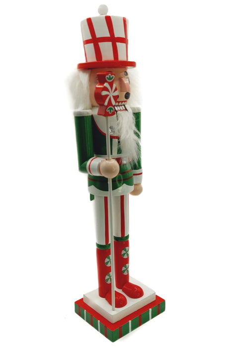 Christmas Nutcracker. Wizardi Classic Wooden Festive Decoration F07M14-31-N01702A