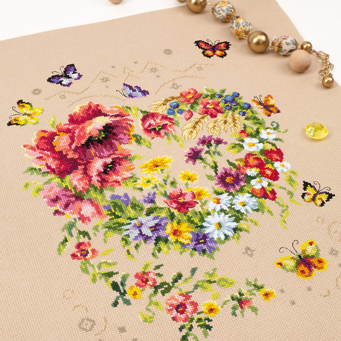 Shine of Your Heart 100-144 Counted Cross-Stitch Kit