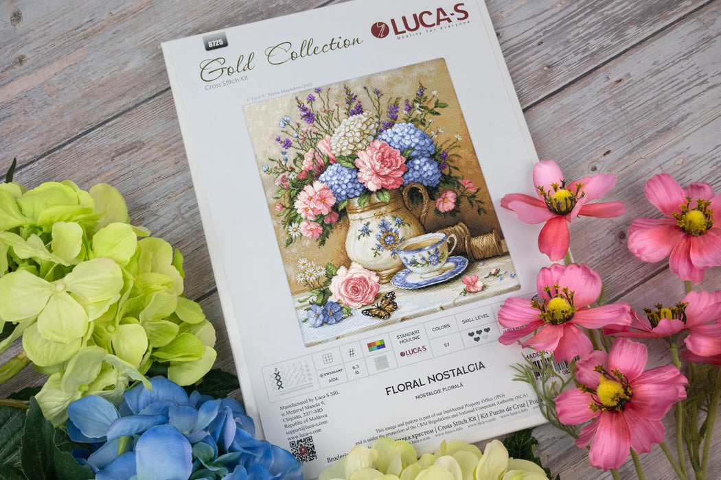 Floral Nostalgia B725L Counted Cross-Stitch Kit