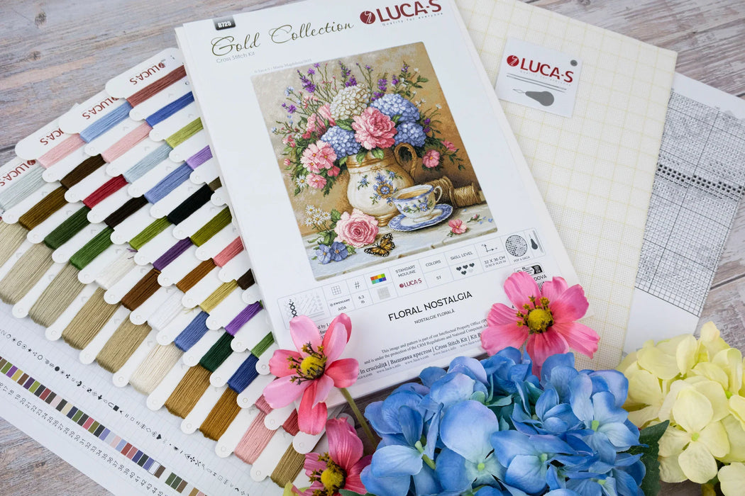 Floral Nostalgia B725L Counted Cross-Stitch Kit