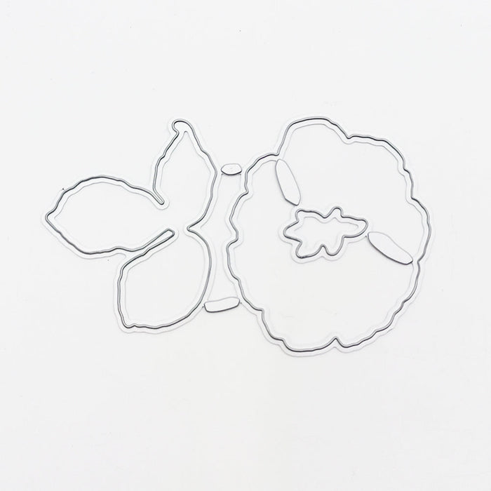 Vintage Floral Clear Stamp & Metal Die Set QS05