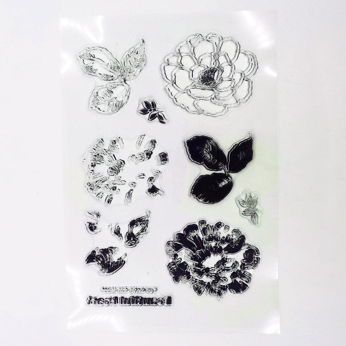 Vintage Floral Clear Stamp & Metal Die Set QS05