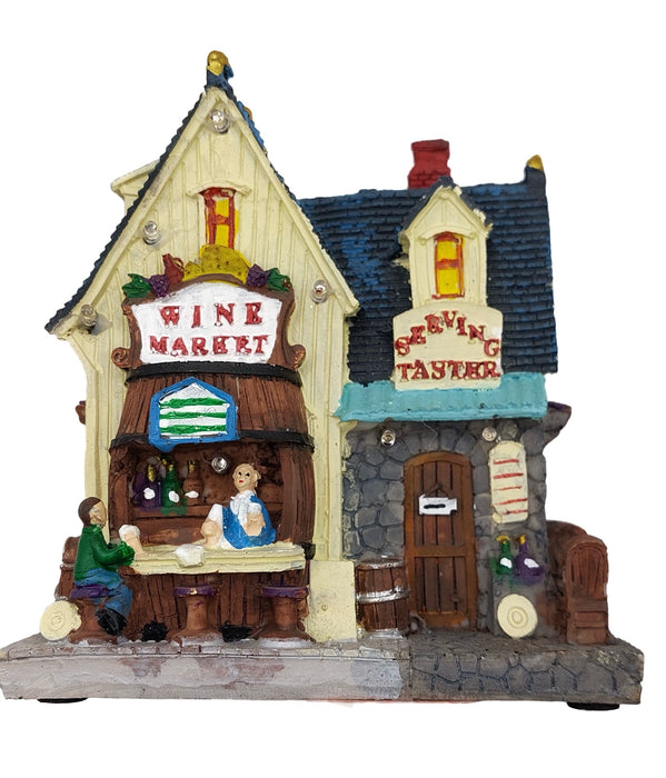 Wine Market. Christmas Village Wizardi F07-N1-10-2321B