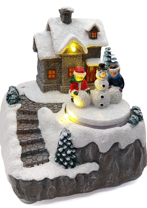 Snowy House, Christmas Village Wizardi F07-N1-12-2704B