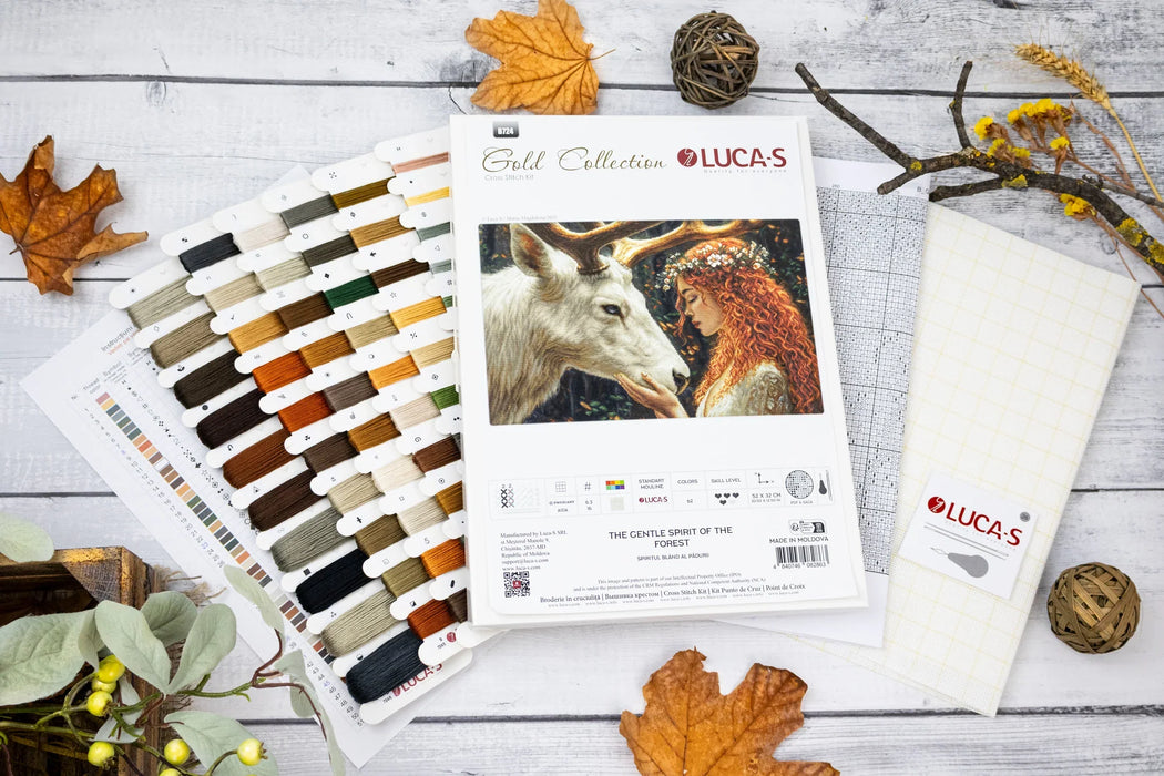The Gentle Spirit of the Forest B724L Counted Cross-Stitch Kit