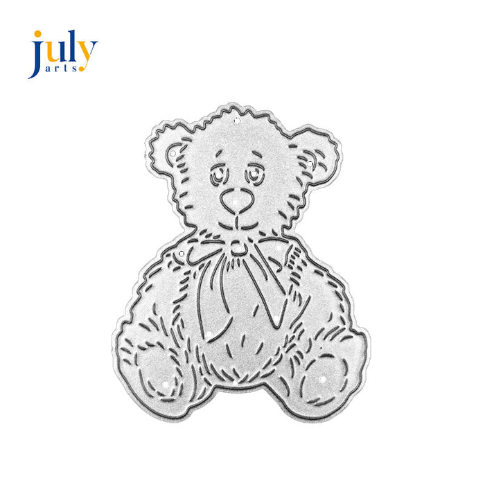 Teddy Bear Scrapbooking Cutting Die by Wizardi QJ118