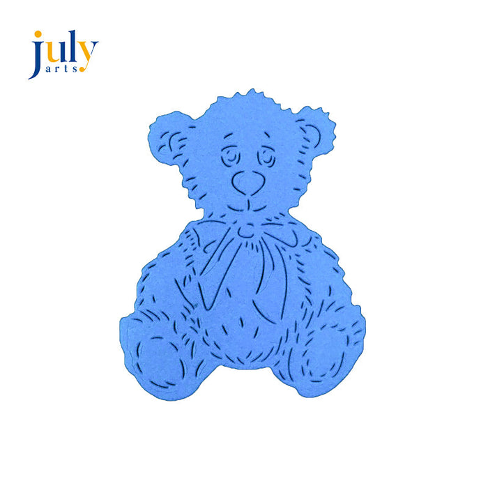 Teddy Bear Scrapbooking Cutting Die by Wizardi QJ118