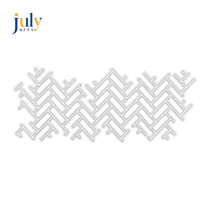Basket Weave Scrapbooking Cutting Die by Wizardi QJ30