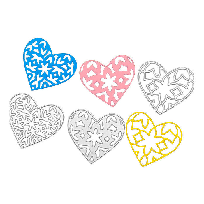 Hearts Scrapbooking Cutting Die by Wizardi QJ110