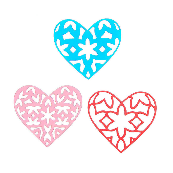 Hearts Scrapbooking Cutting Die by Wizardi QJ110