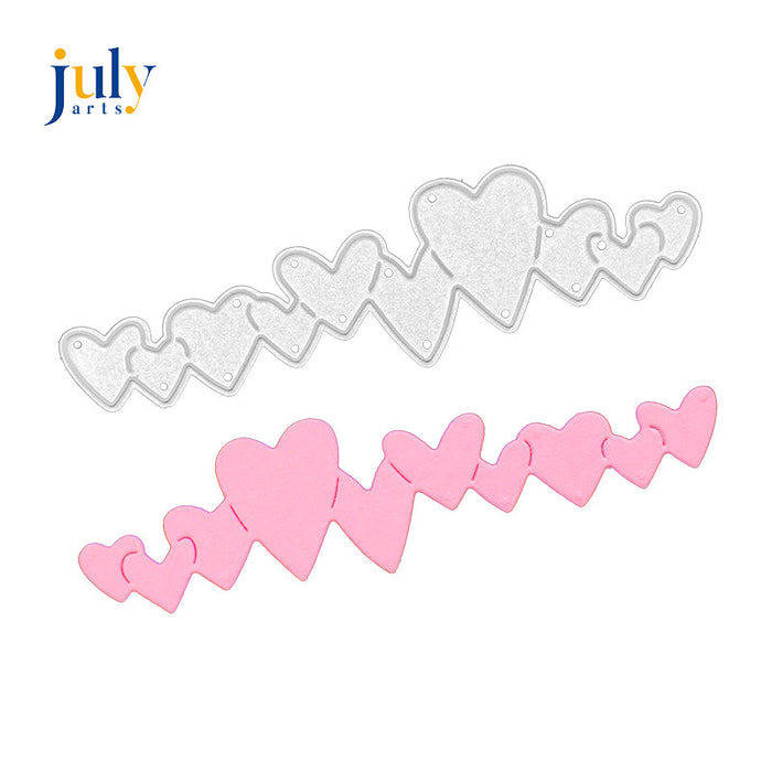 Heart Border Scrapbooking Cutting Die by Wizardi QJ53