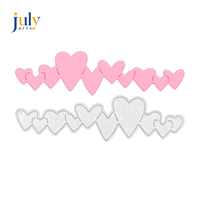 Heart Border Scrapbooking Cutting Die by Wizardi QJ53