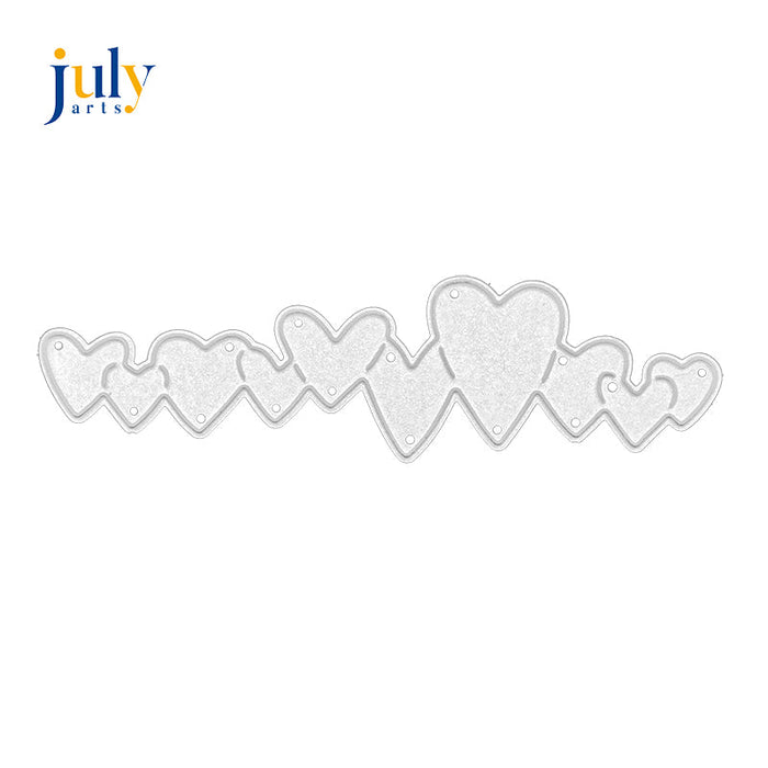 Heart Border Scrapbooking Cutting Die by Wizardi QJ53