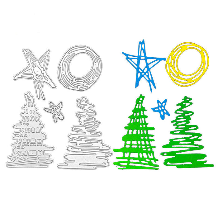 Trees Scrapbooking Cutting Die by Wizardi QJ111