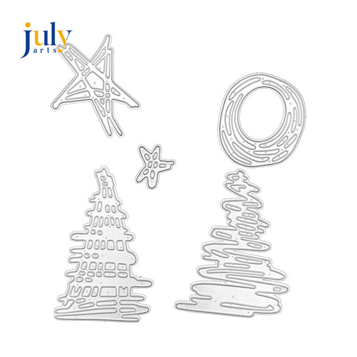 Trees Scrapbooking Cutting Die by Wizardi QJ111