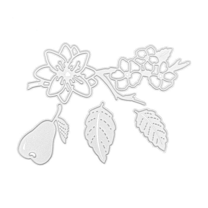 Pear Blossom Scrapbooking Cutting Die by Wizardi QJ124