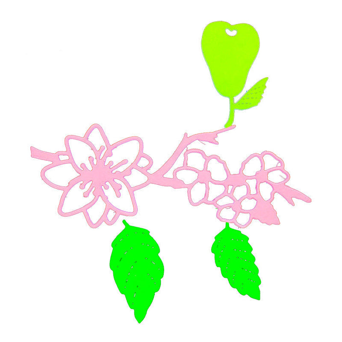 Pear Blossom Scrapbooking Cutting Die by Wizardi QJ124