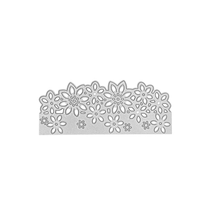Floral Border Scrapbooking Cutting Die by Wizardi QJ69