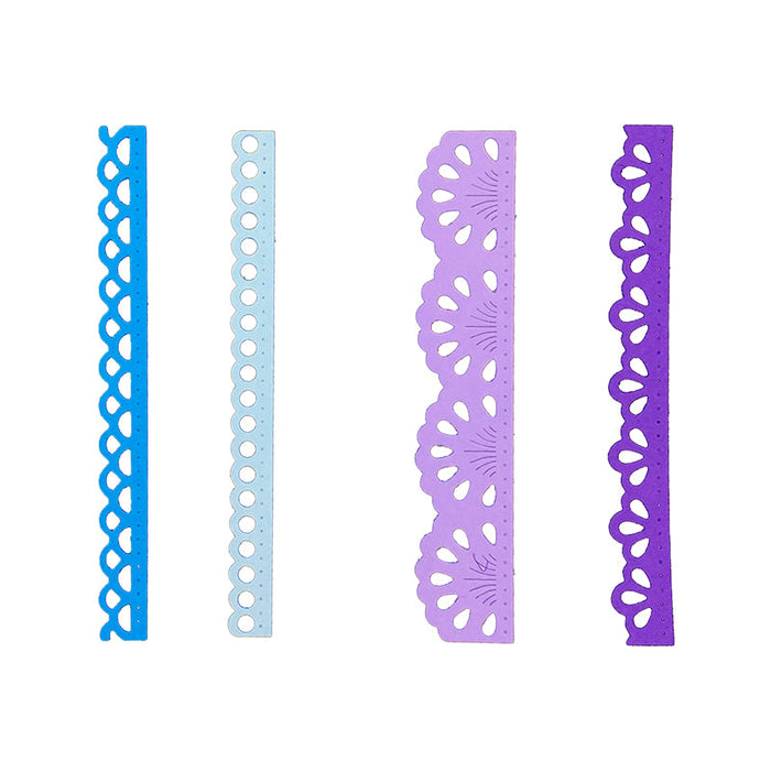 Lace Borders Scrapbooking Cutting Die by Wizardi QJ51