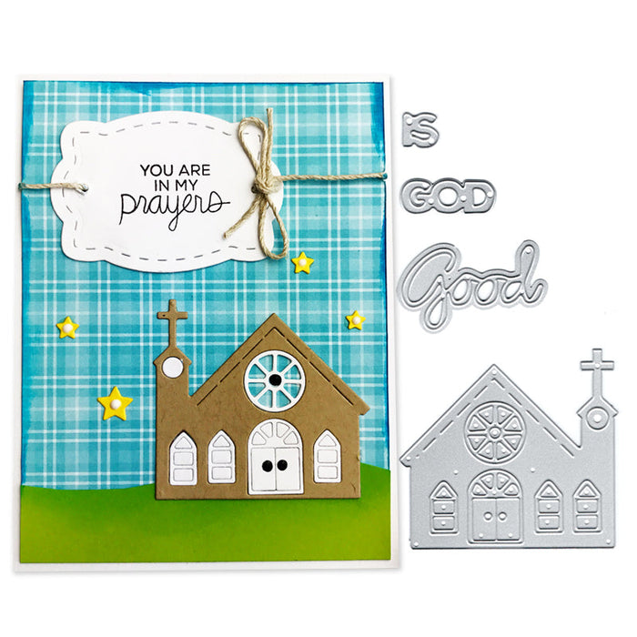 Church Scrapbooking Cutting Die by Wizardi QJ71