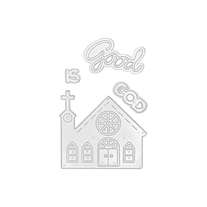 Church Scrapbooking Cutting Die by Wizardi QJ71
