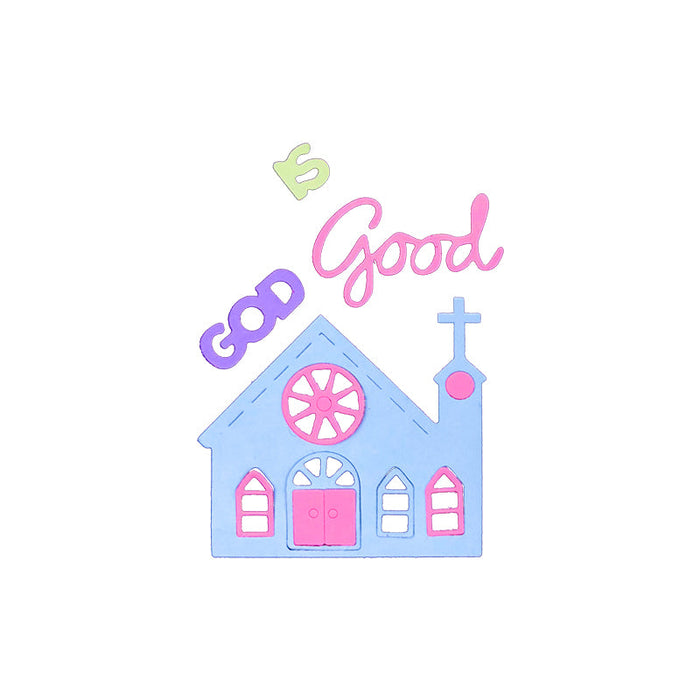 Church Scrapbooking Cutting Die by Wizardi QJ71
